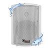 Outdoor Speaker Wired Waterproof System Wall Mounted Indoor Outside Patio Backyard Surround Sound Home Exterior 5 Core WST WhiteRatings