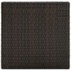 Patio Bar Table Brown 23.8"x23.8"x43.5" Poly Rattan