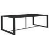 7 Piece Patio Lounge Set with Cushions Aluminum Anthracite