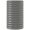 Patio Raised Bed Powder-coated Steel 44.9"x15.7"x26.8" Gray