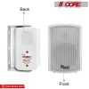 Outdoor Speaker Wired Waterproof System Wall Mounted Indoor Outside Patio Backyard Surround Sound Home Exterior 5 Core WST WhiteRatings