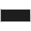 Patio Retractable Side Awning 78.7"x196.9" Black