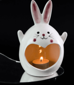 Special Halloween Ghost Festival Ceramic Craft Ornaments (Option: Long Ear Fat Rabbit)
