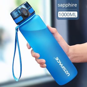 Large Capacity High Temperature Resistant Portable Fitness Plastic Cup Sports Kettle (Option: Sapphire Blue-800 Ml)