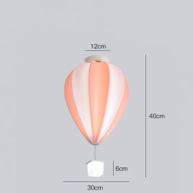 Creative Ceiling Lamp Of Cartoon Children's Room (Option: White pink-Infinite dimming)