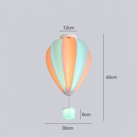 Creative Ceiling Lamp Of Cartoon Children's Room (Option: Blue pink-Infinite dimming)