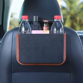 Car Trash Can Foldable Hanging Storage Containers (Option: 929 Classic Black)