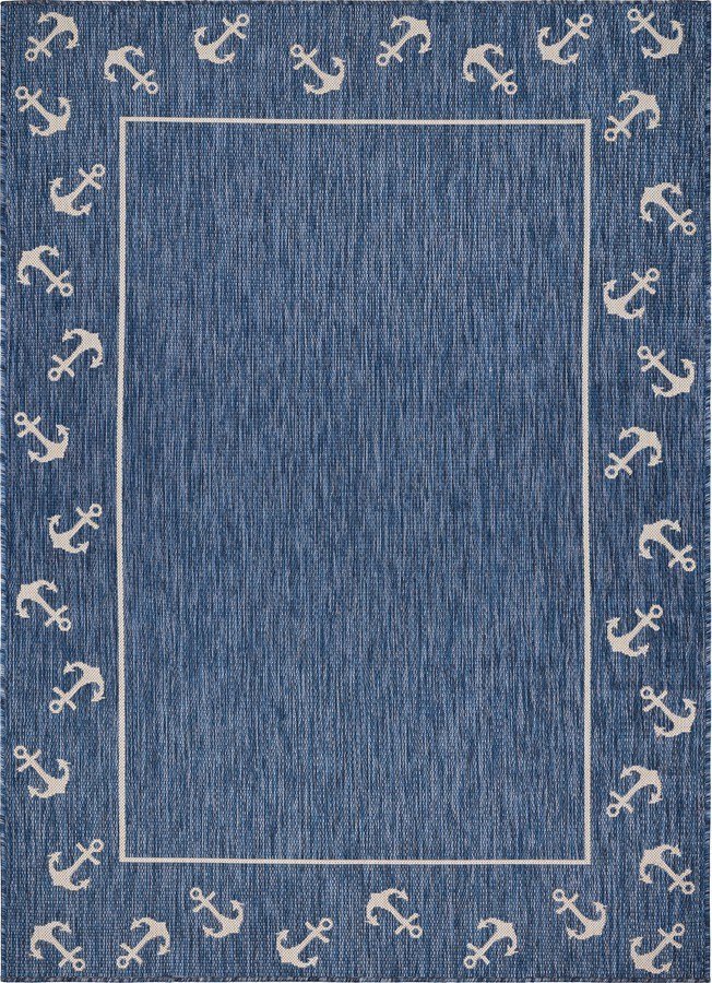 Home Decor Coastal Bordered Coral Reef Indoor/Outdoor Accent Rug Home Decor Coastal Bordered Coral Reef Indoor/Outdoor Accent Rug