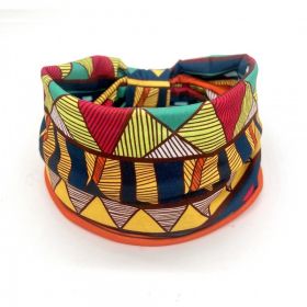 Printed Pattern Turban Wide-brimmed Knotted Stretch Yoga Cycling Sports Headband (Option: 1 Style)
