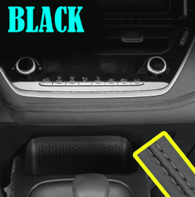 Interior Modification Special Car Door Car Gap Pocket (Option: 1 M-Black Leather Black Line)