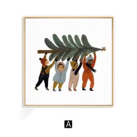 Warm Nordic Art Wall Decoration Painting (Option: A-80 × 80cm)